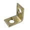Prime-Line Corner Bracket, 3/4 in., Steel Construction, Brass-Plated, L-Angle (4 Pack) MP11375-4 - alternate 1